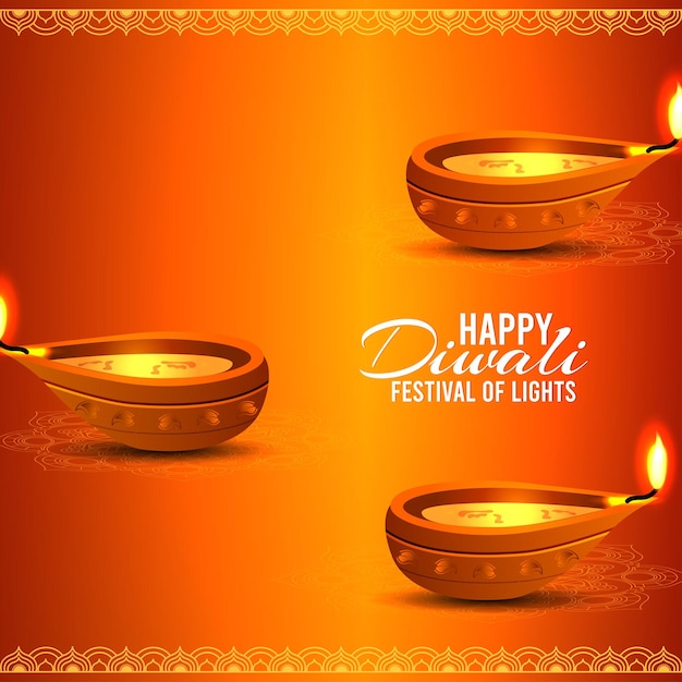 Indiase festival gelukkige diwali achtergrond