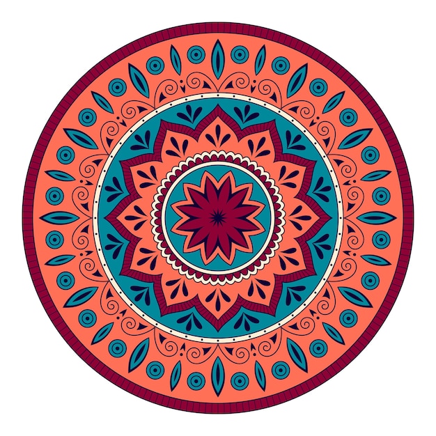 Indiase mandala vector patroon