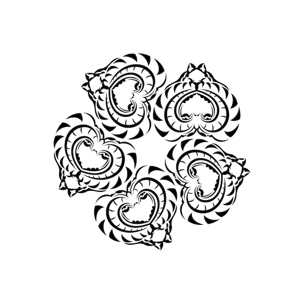 Indiase mandala zwart-wit zwart-wit logo decoratieve ronde ornamenten ongebruikelijke bloemvorm oosterse vector patronen van anti-stress therapie weven ontwerpelementen yoga logo's vector