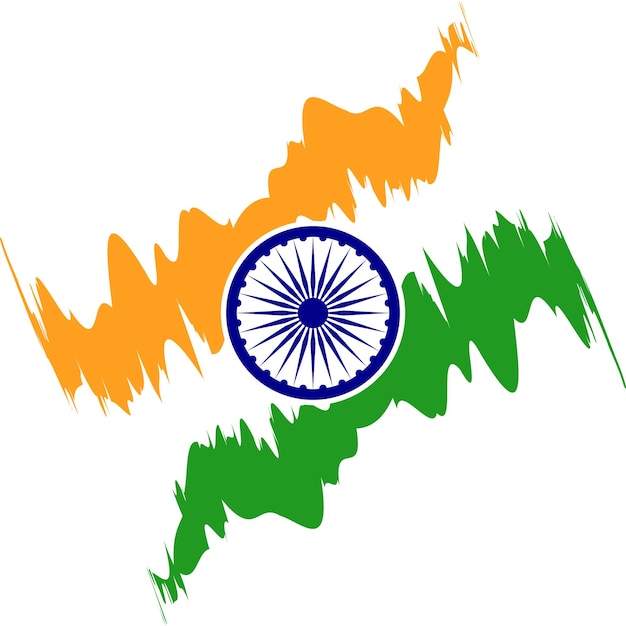 Indiase vlag borstel 1Q