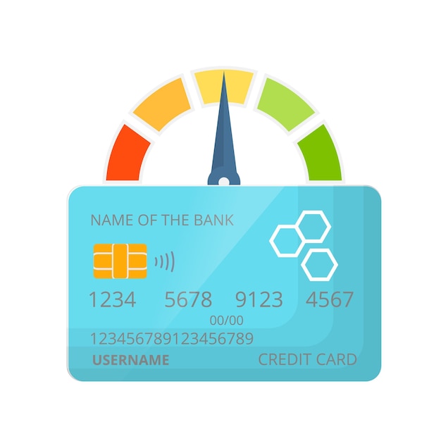 Indicator of credit score approval of solvency and creditworthiness