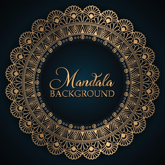 Indien luxury mandala background design vector