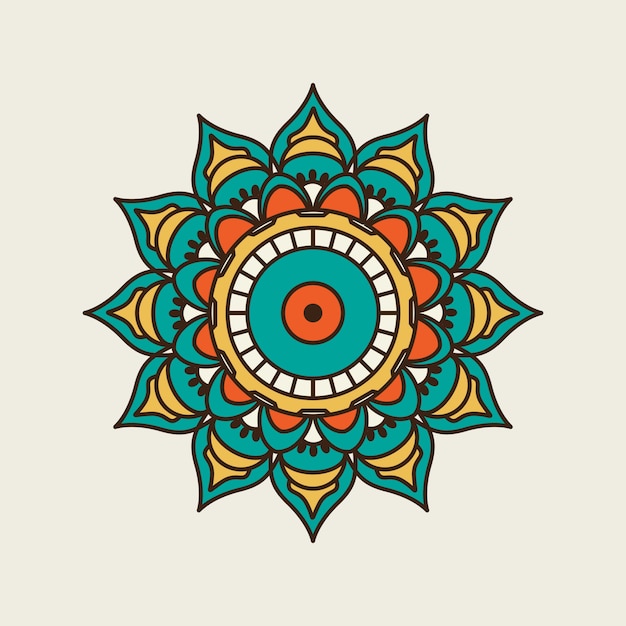 Indische kleurrijke mandala