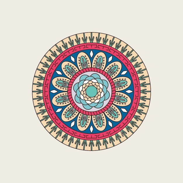 Indische kleurrijke mandala