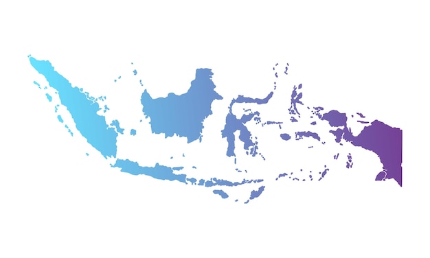 indonesia background with color gradient