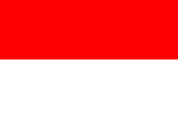 Vector indonesia flag