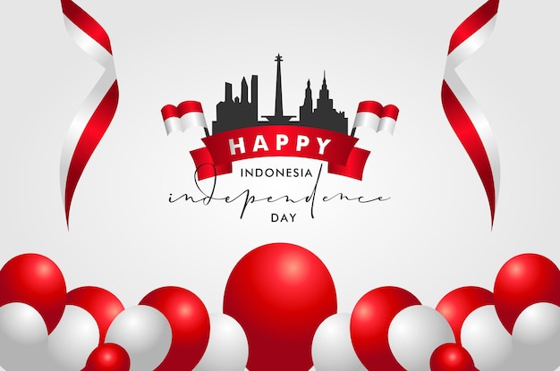 Indonesia Independence Day Background Design