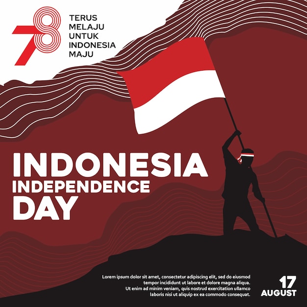 indonesia independence day celebration design