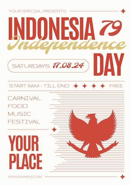 independence day celebration flyer