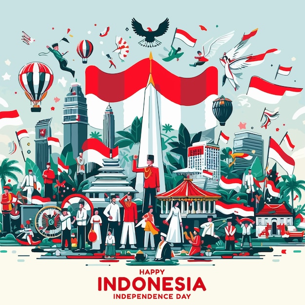 indonesia independence day greetings