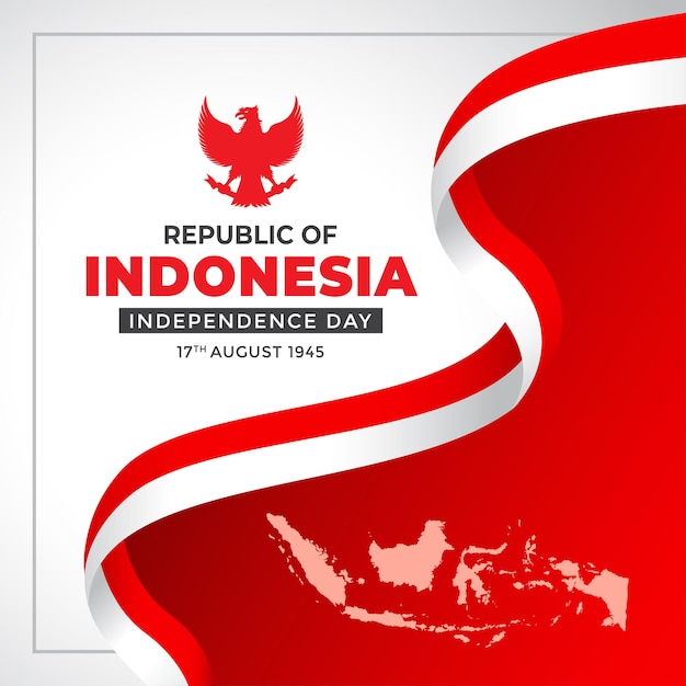 Vector indonesia independence day or indonesia freedom backgrounds and background merah putih