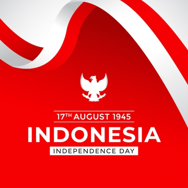 Vector indonesia independence day or indonesia freedom backgrounds and background merah putih