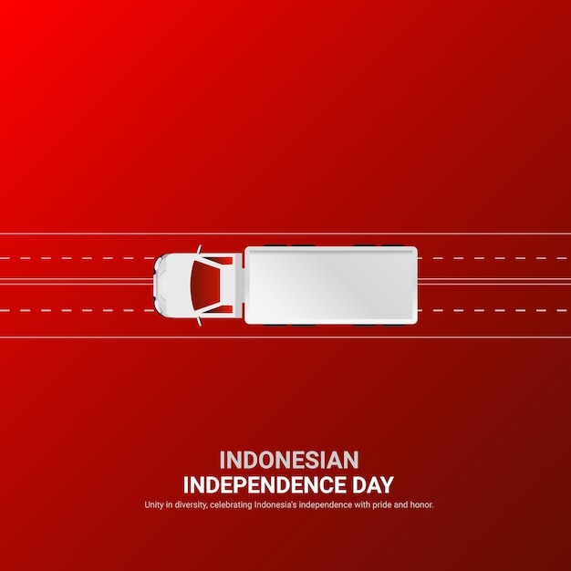 indonesia independence day indonesia independence day creative ads design vector 3D illustration