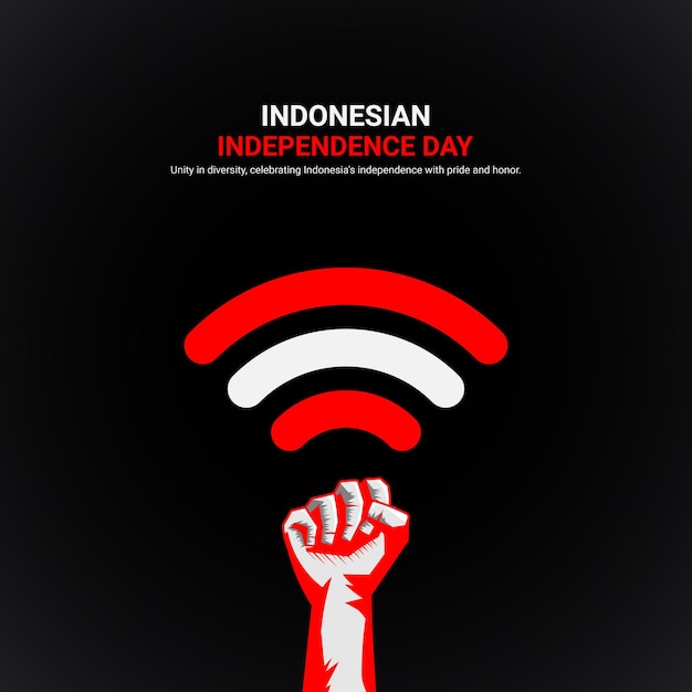 indonesia independence day indonesia independence day creative ads design vector 3D illustration