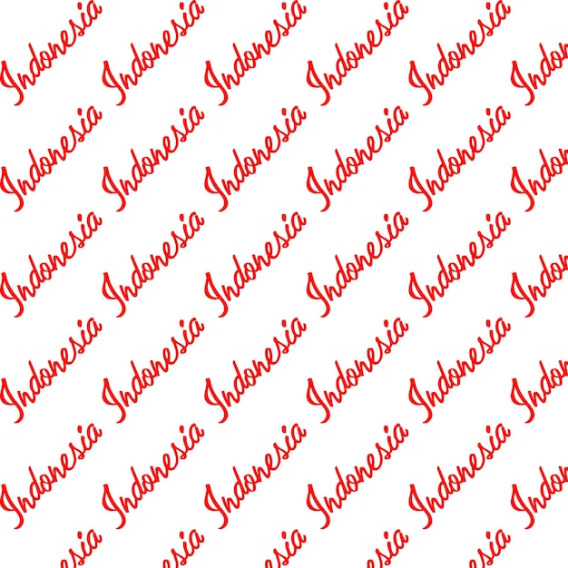 Indonesia Independence Day Pattern Seamless Background Design
