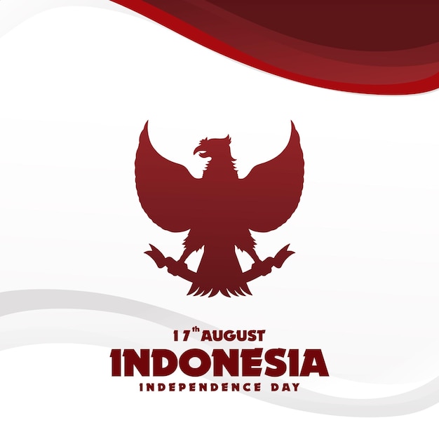 Шаблон поста ко Дню независимости Индонезии