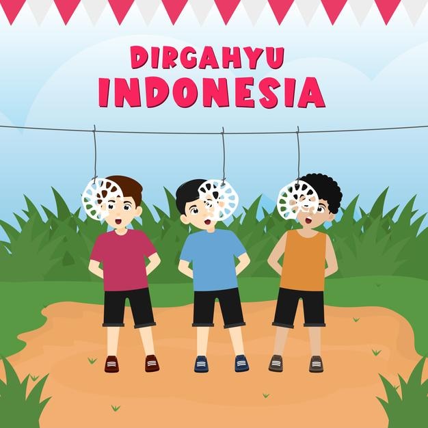 indonesia independence day social media post