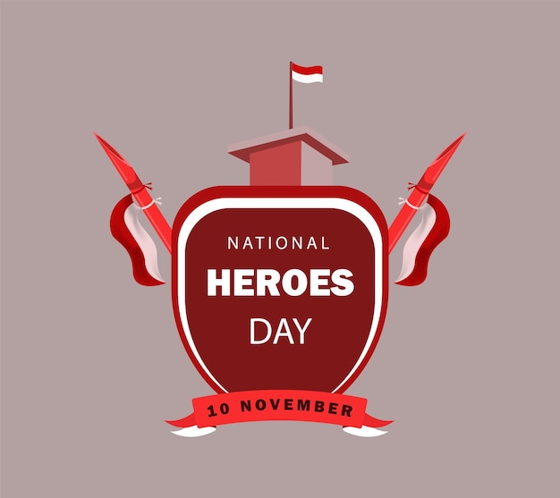 INDONESIA NATIONAL HEROES DAY BANNER, HEROES DAY