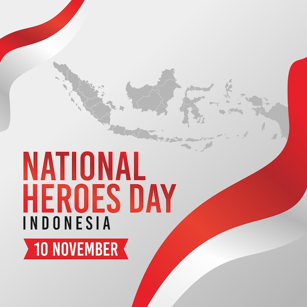 indonesia national heroes day design