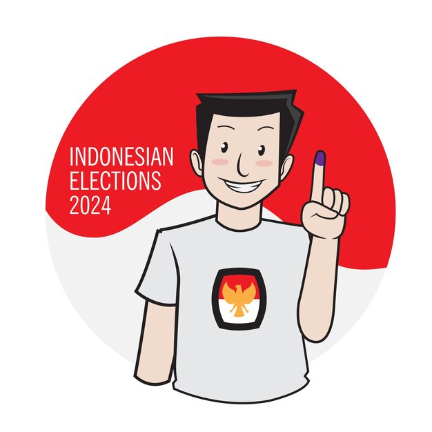 Vector indonesian elections 2024