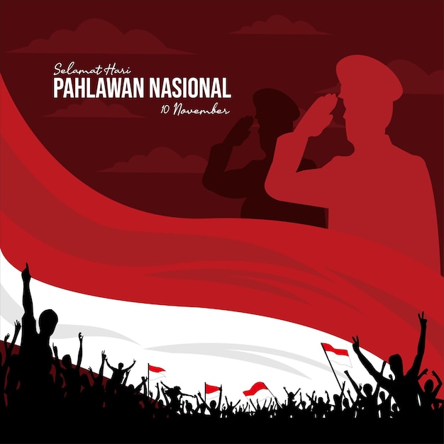 Indonesian Happy Veterans Day 10 November