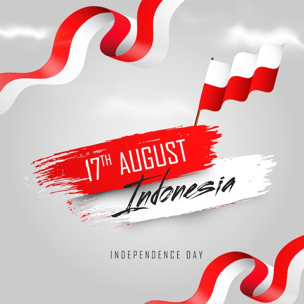 Indonesian independence day banner