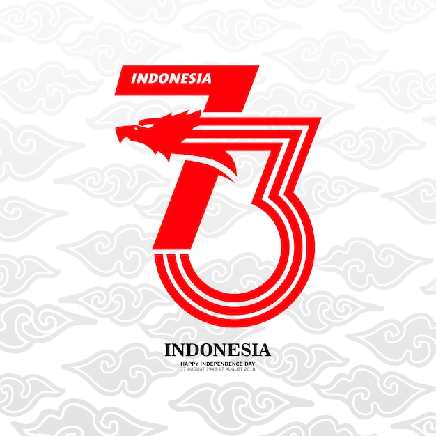 Poster indonesiano dell'indipendenza