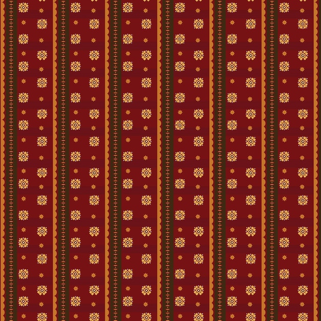 Vector indonesian inspired traditional ethnical pattern