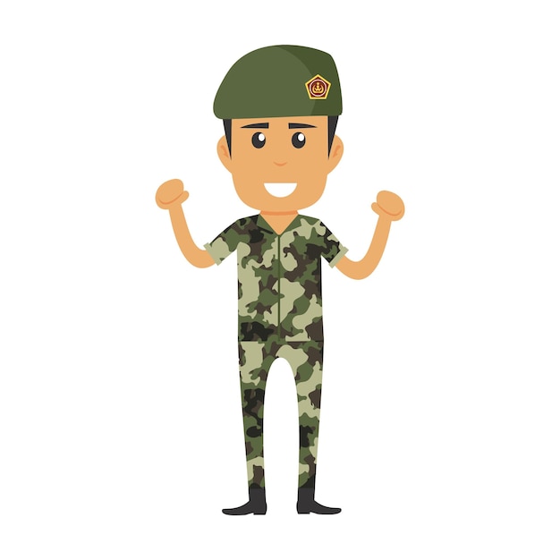 Indonesian Military cartoon 1