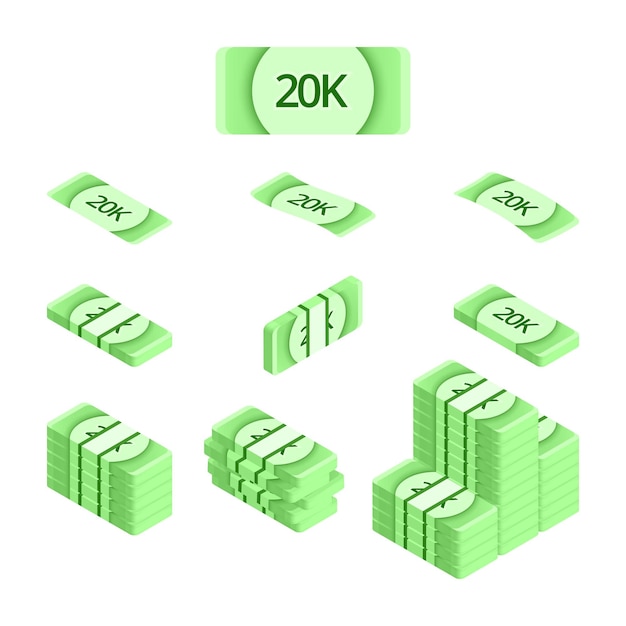 Indonesian Rupiah Banknotes Vector