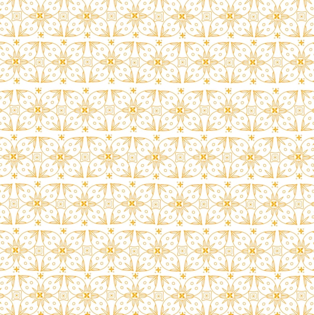 Indonesian traditional batik melati seamless pattern vector