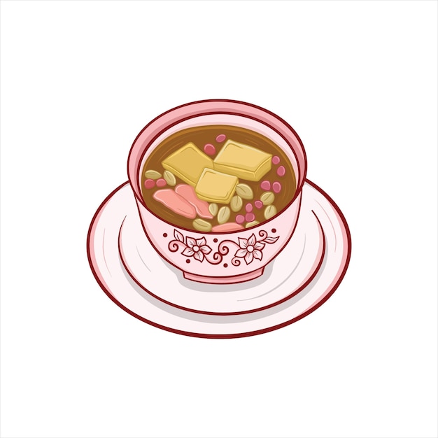 Vector indonesian traditional dessert illustration vector