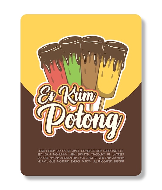 Indonesian Traditional Vector Food