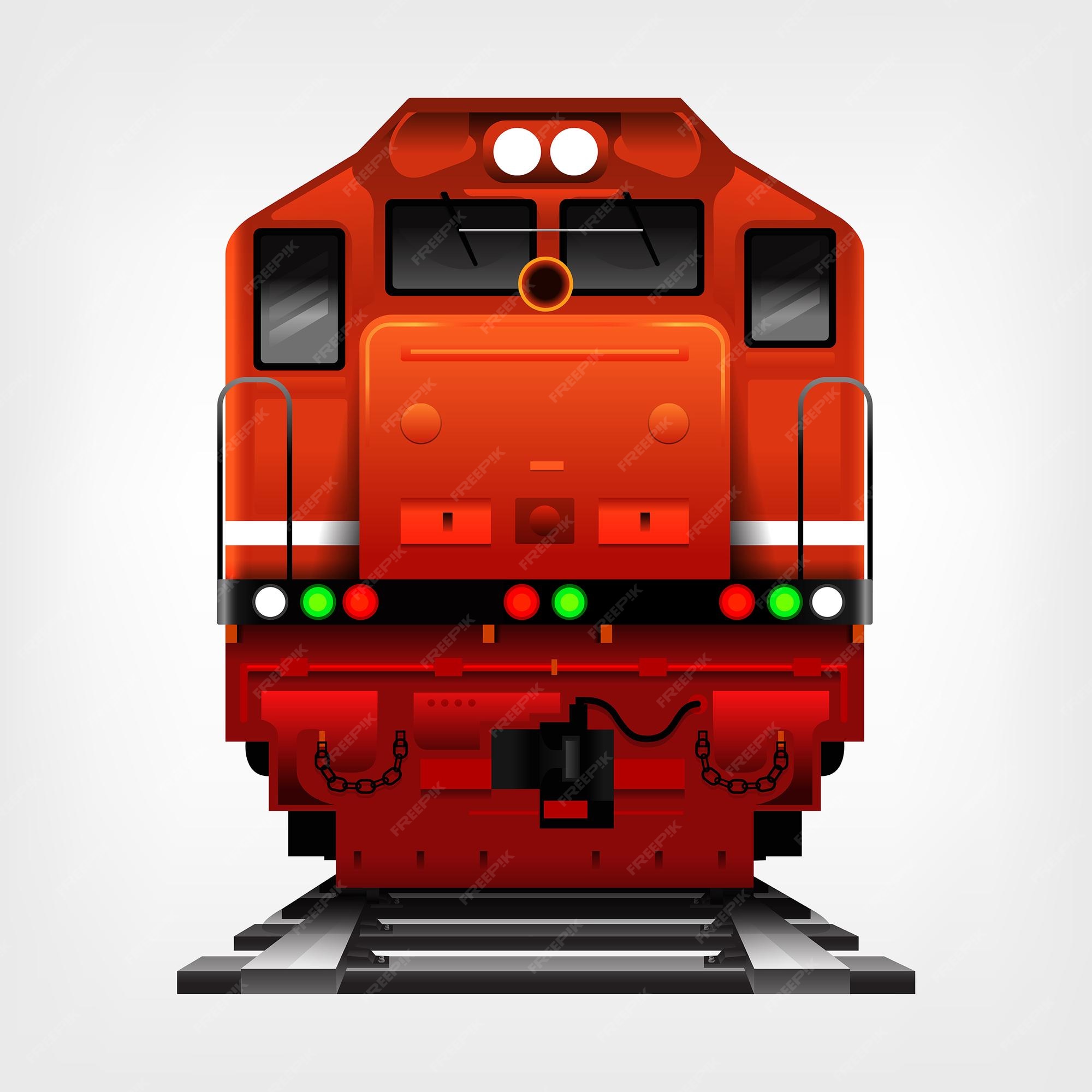 Premium Vector | Indonesian train background vector