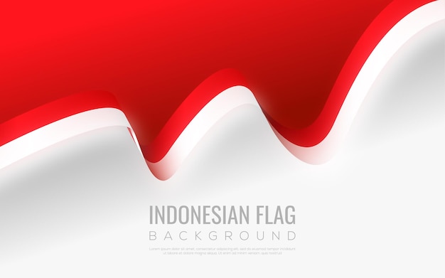 Indonesië vlag achtergrond indonesië onafhankelijkheidsdag