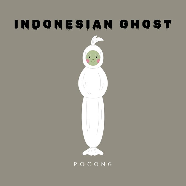 Indonesisch ghost vector flat concept