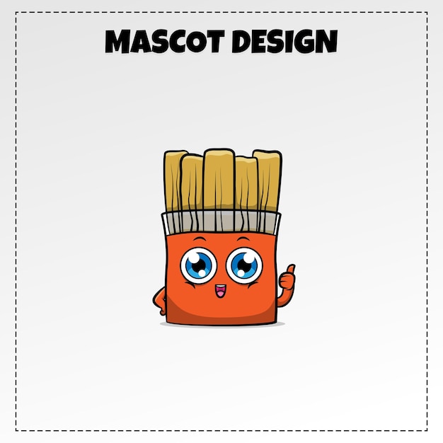 Indonesisch Traditioneel Voedsel Logo Cakwe Mascotte Illustratie Vector Design