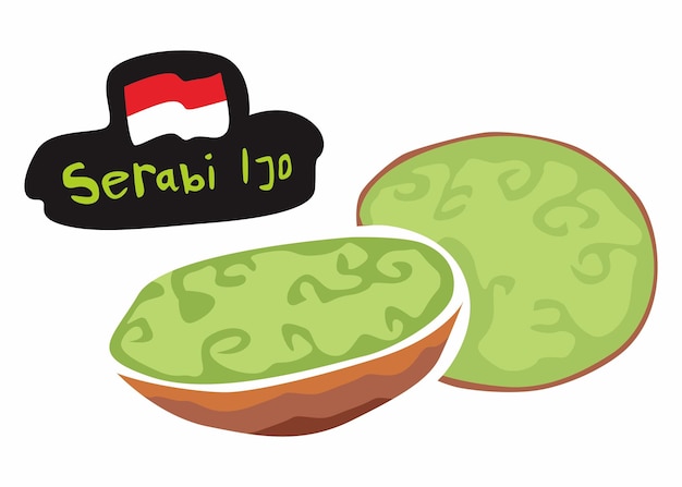 Indonesische Food Sticker Vector