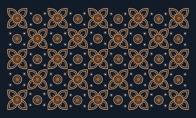 Vector indonesische moderne batik indonesische moderne batik patroon vector