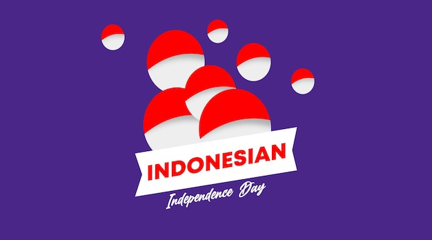 Indonesische onafhankelijkheidsdag achtergrond