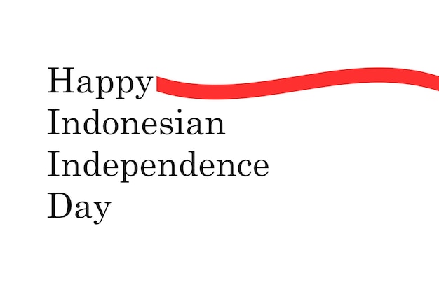 Indonesische Onafhankelijkheidsdag Web Banner Ontwerp Vector