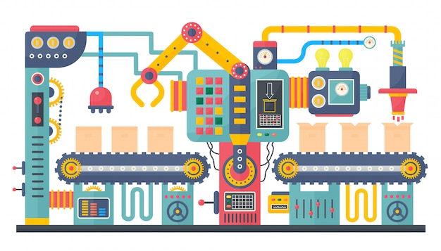 Industrial conveyor belt production