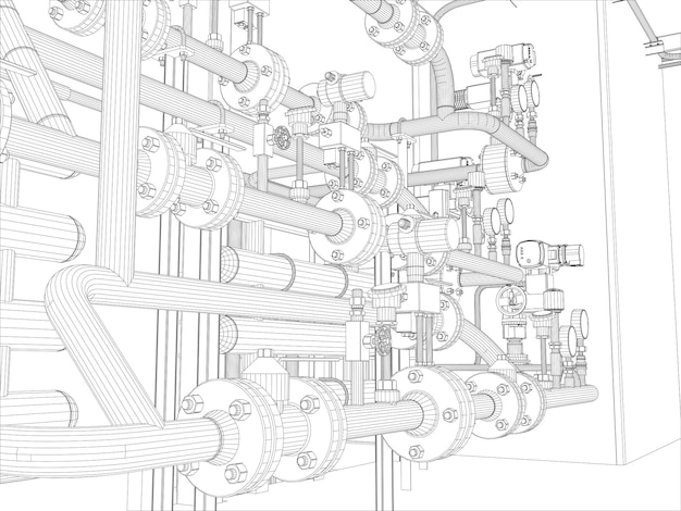 Industrial equipment tubes and valves