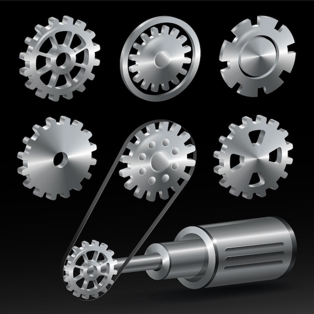 Vector industrial gear set