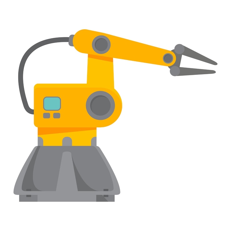 Vector industrial mechanical robotic arm