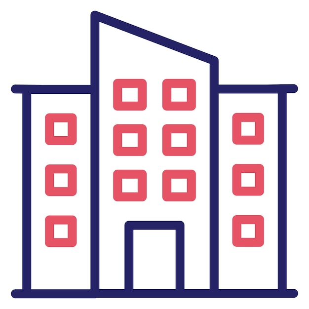 Industrie vector icoon illustratie van Smart City icoon set