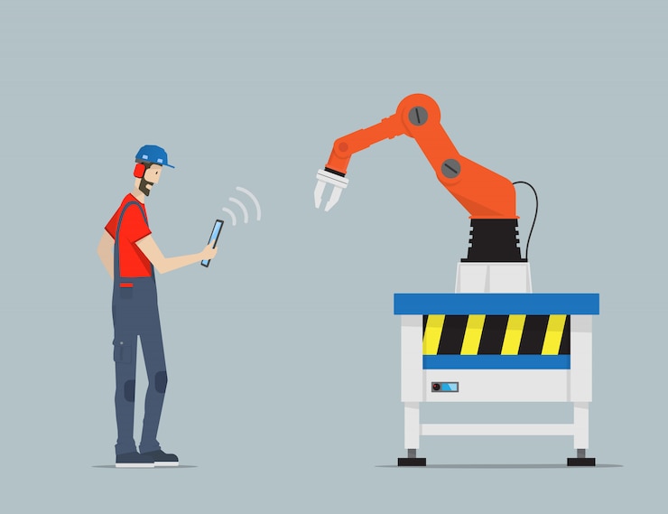 Vector industry 4.0 concept
