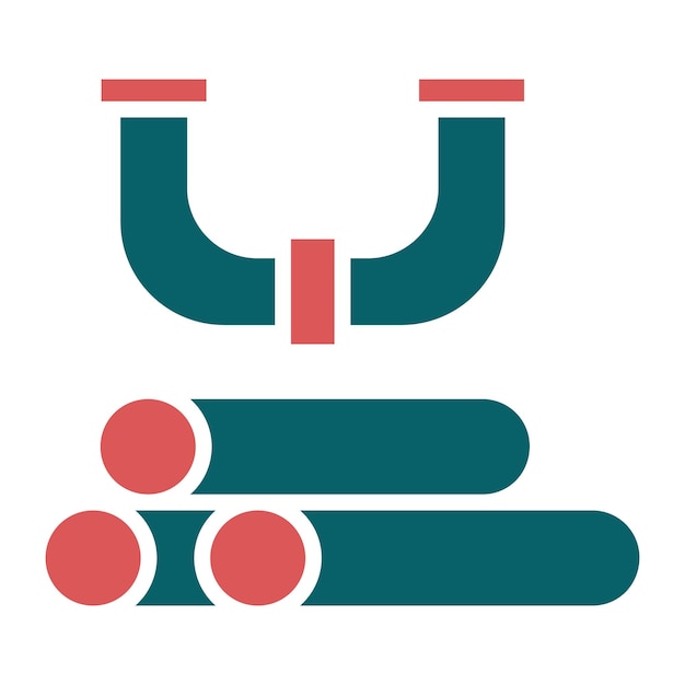 Industry pipe icon style