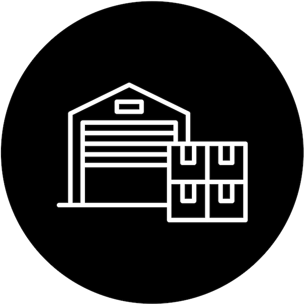 Vector industry stock icon style