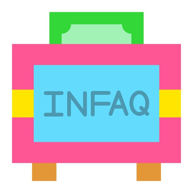 Vector infaq icon